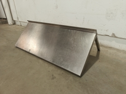 Stainless steel wall shelf - 100x40 cm